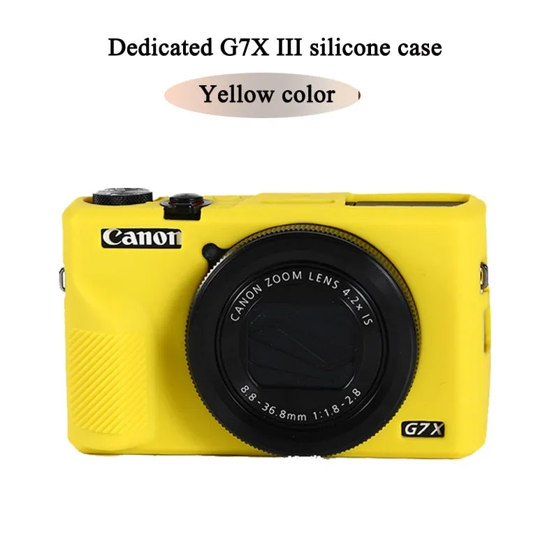 Nice Camera Video Bag For Canon G7XII G7X II G7X mark 3 G7X III G5X II Silicone Case Rubber Camera case Protective Cover Skin