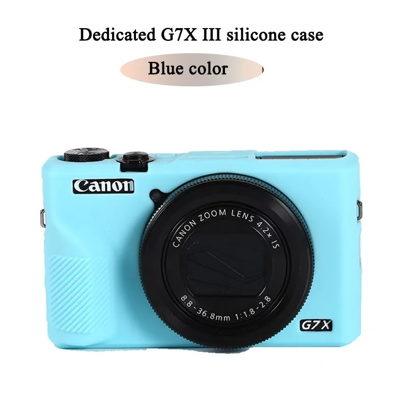 Nice Camera Video Bag For Canon G7XII G7X II G7X mark 3 G7X III G5X II Silicone Case Rubber Camera case Protective Cover Skin