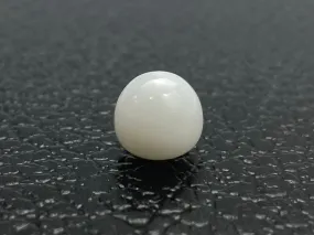 No.02 100% Natural Tridacna Pearl white Clam Pearl, 7.220 carat, 9.82mm x 9.31mm