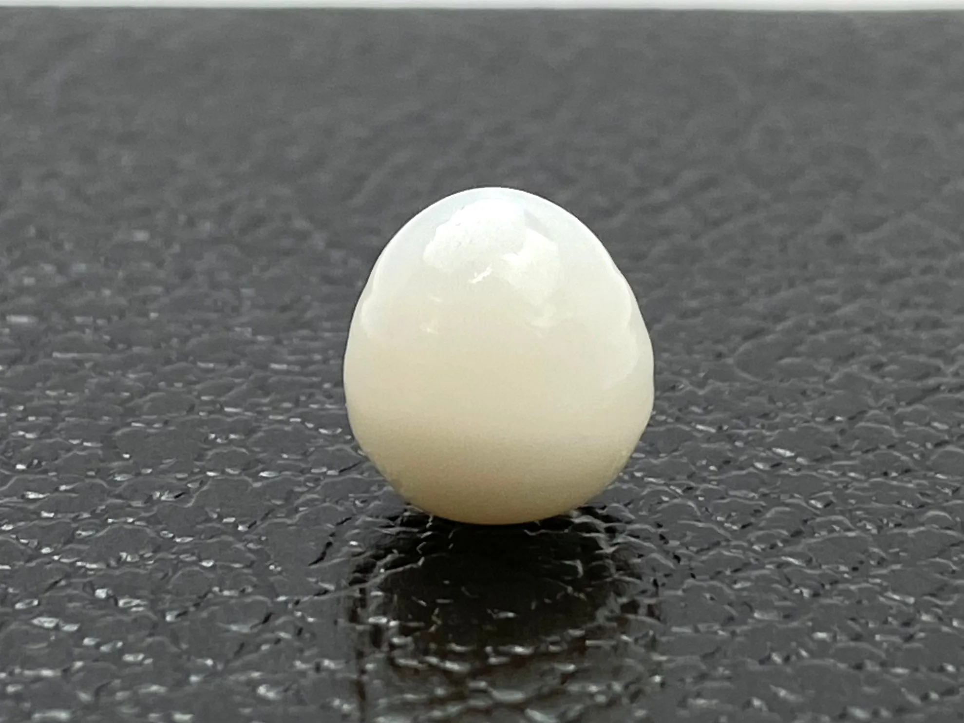 No.09 100% Natural Tridacna Pearl white Clam Pearl, 12.415 carat, 11.55mm x 12.43mm