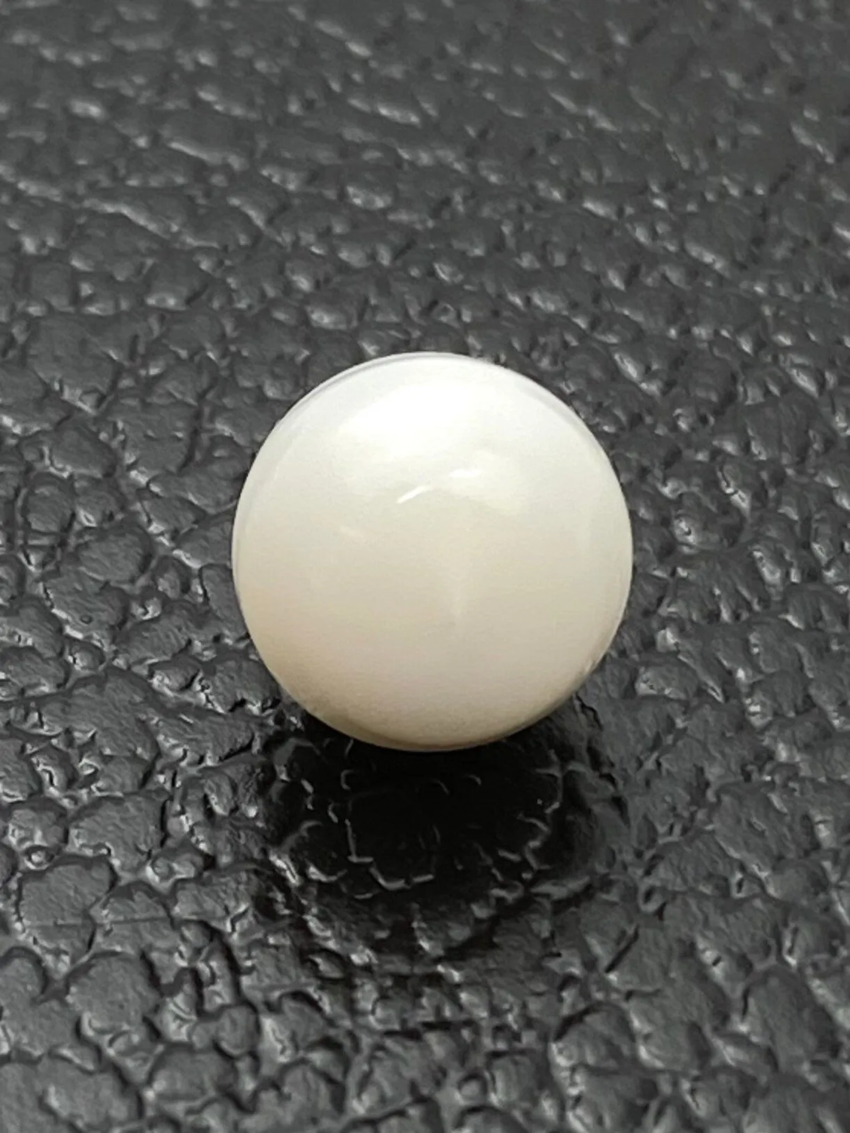 No.09 100% Natural Tridacna Pearl white Clam Pearl, 12.415 carat, 11.55mm x 12.43mm