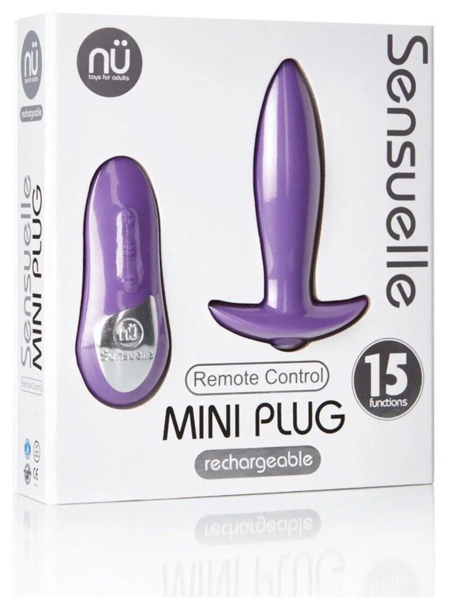 NU Sensuelle Mini Anal Plug with Remote