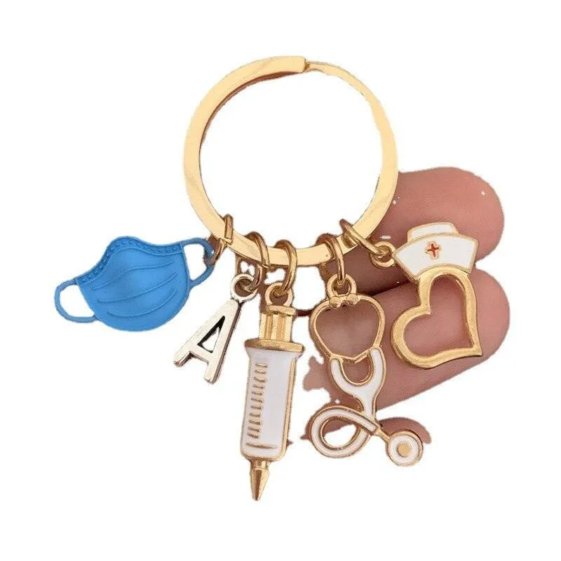 Nurse Doctor Customized Letter Fashionable Key ring