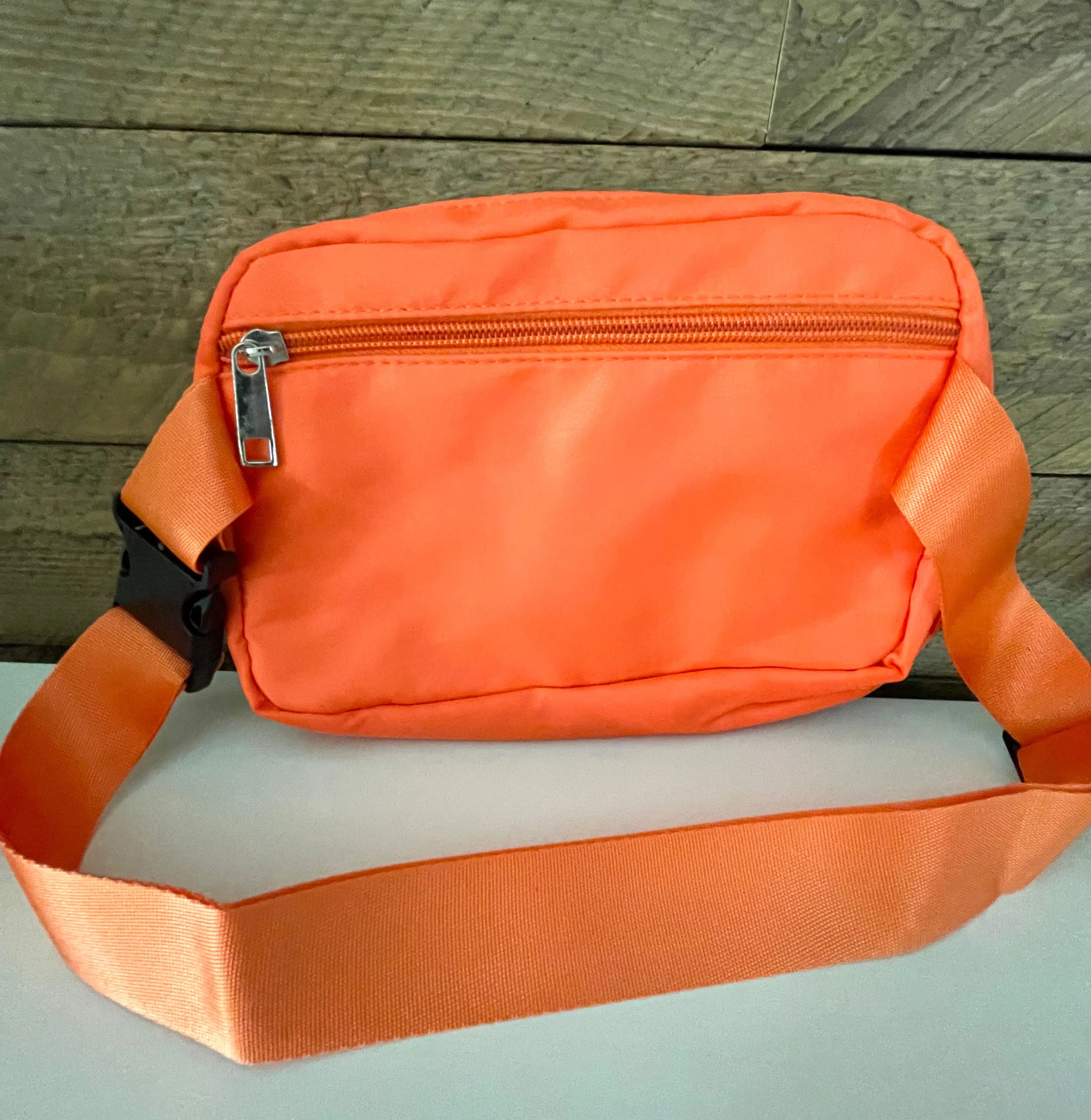 Nylon Belt Bag-Orange