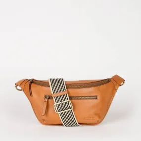 O My Bag | Leather Bag Drew Bum Bag - Wild Oak Soft Grain (two straps)