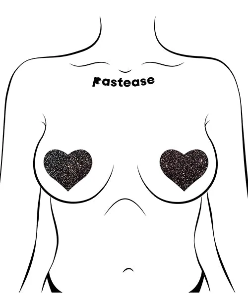 Pastease All Sparkle Heart - Black O/S