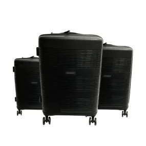 Pisani Luggage Set 3pcs Black