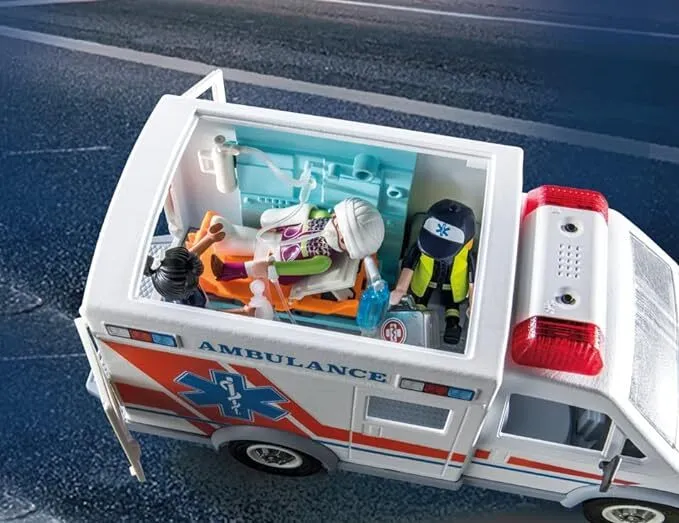 Playmobil City Action - Ambulance with Lights and