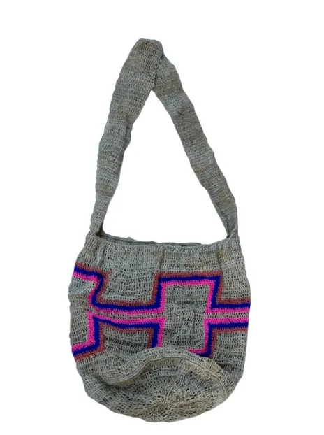 Project Two Mile Natural Fibres Woven Bilum Bag - NB0003