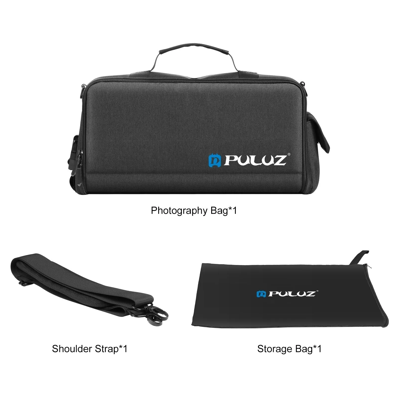 PULUZ Portable Camera Crossbody Shoulder Bag Digital Storage Lens Bag