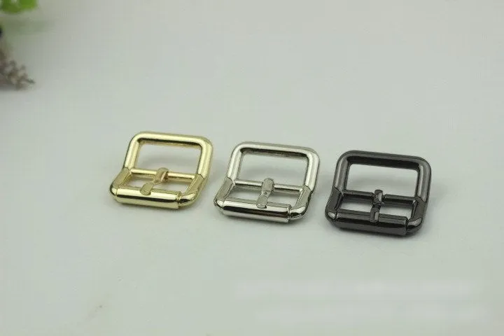 Purse Strap Slider Bag Hardware Metal Rectangle Double Loop Slide Buckle Adjuster Keeper Ring 32mm 1 1/4" Gold Silver 2/20pcs DIY Supplies