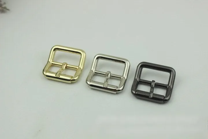 Purse Strap Slider Bag Hardware Metal Rectangle Double Loop Slide Buckle Adjuster Keeper Ring 32mm 1 1/4" Gold Silver 2/20pcs DIY Supplies