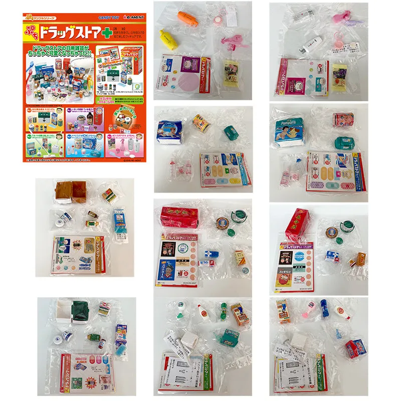 Rare 2005 Re-Ment Drug Store Full Set of 10 pcs <FreeShipping>