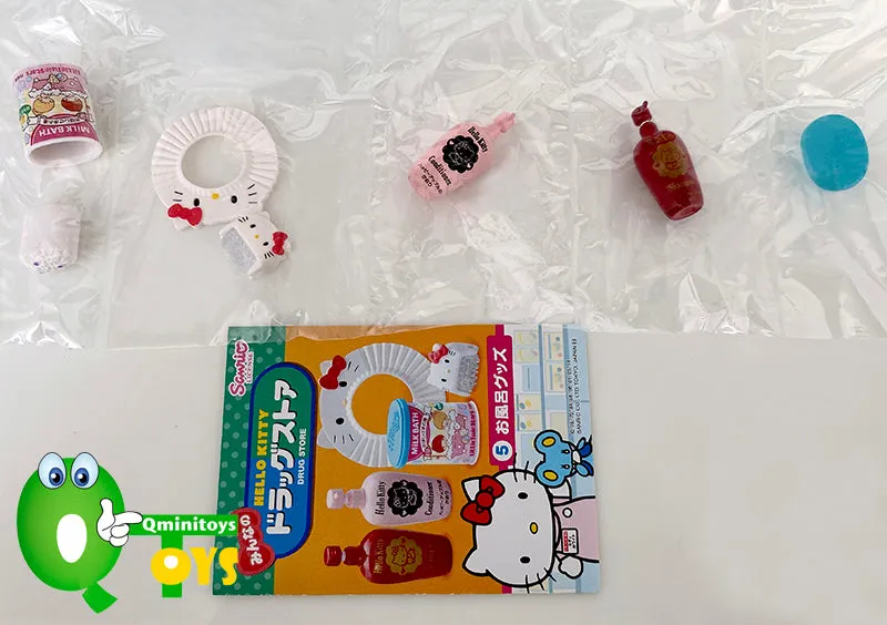 Rare 2013 Re-Ment Hello Kitty Everyone's Drug Store Full Set of 8 pcs <Free Shipping>