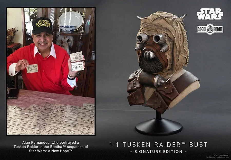 Regal Robot Star Wars Life-sized Tusken Raider Prop Replica Bust Signature Edition