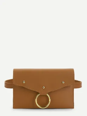 Ring detail fanny pack waist bag