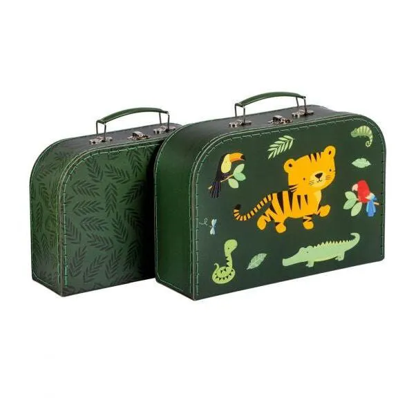 Set of Storage Trunk Suitcases 'Jungle Tiger'