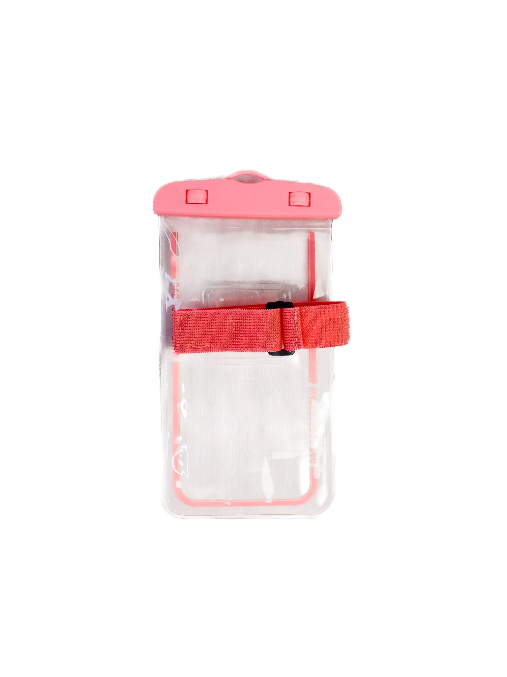 Seven Seas Waterproof Underwater Phone Bag with Wrist Strap in Pink