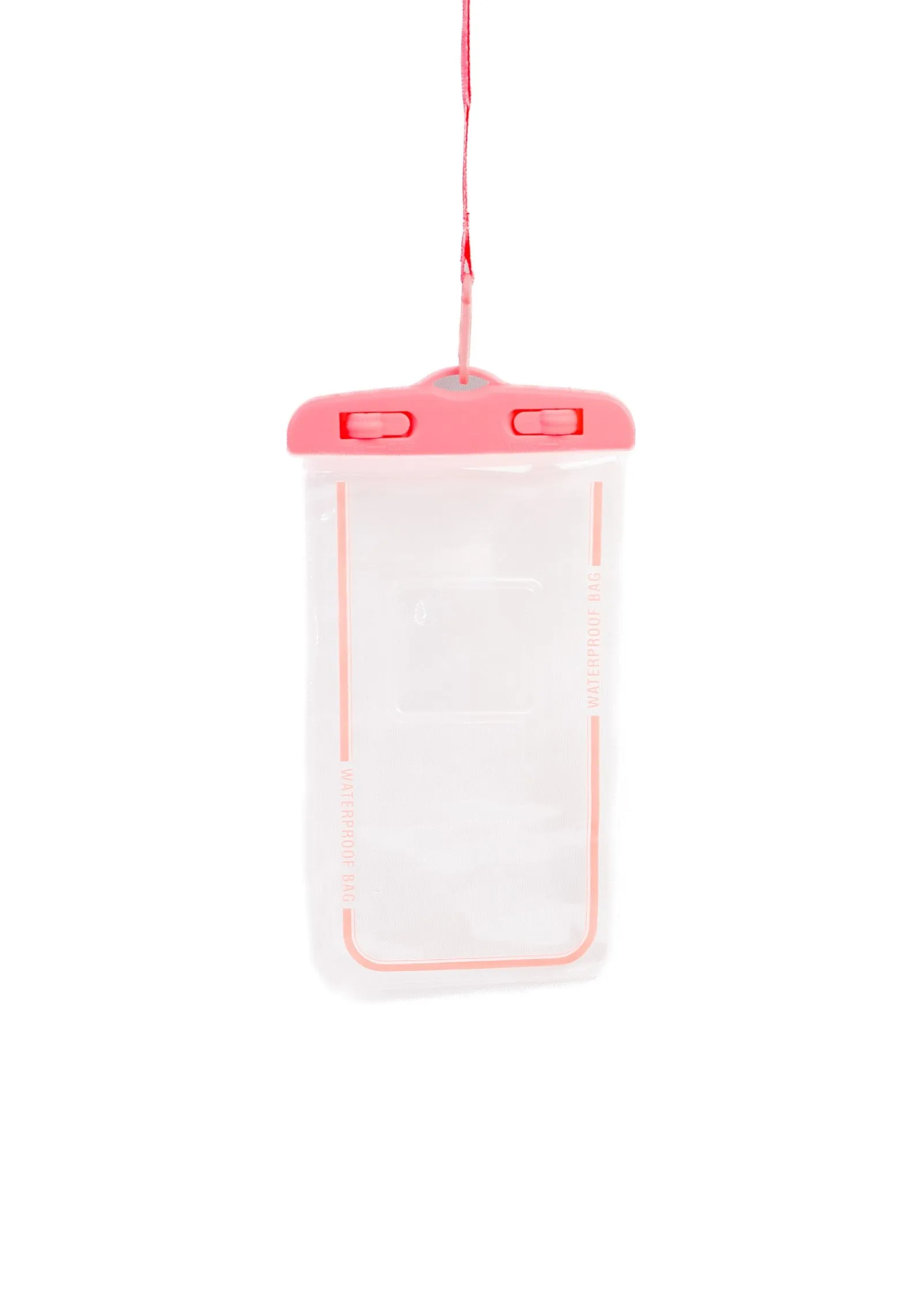 Seven Seas Waterproof Underwater Phone Bag with Wrist Strap in Pink