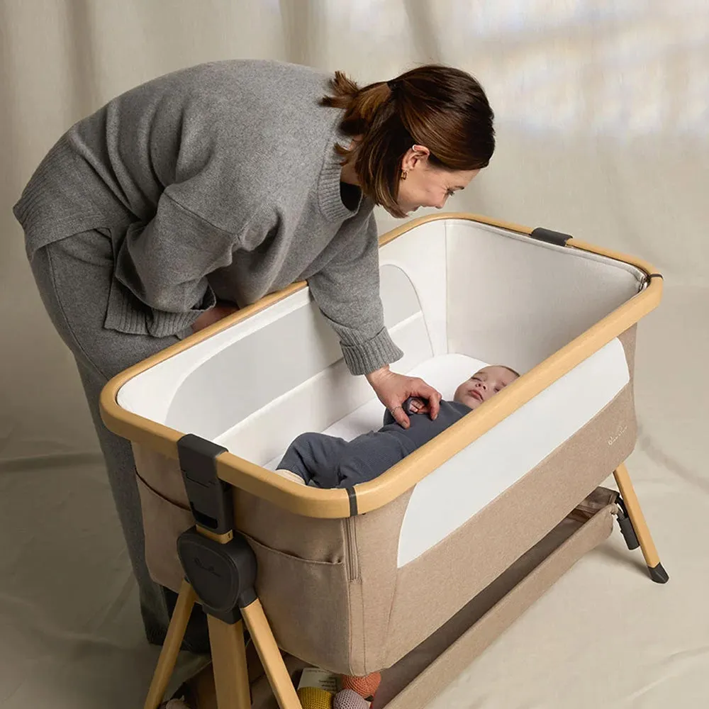 Silver Cross Lunar Bedside Crib