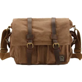 Simple Canvas Men's Bag Single Shoulder Crossbody Outdoor Casual Messenger Bag