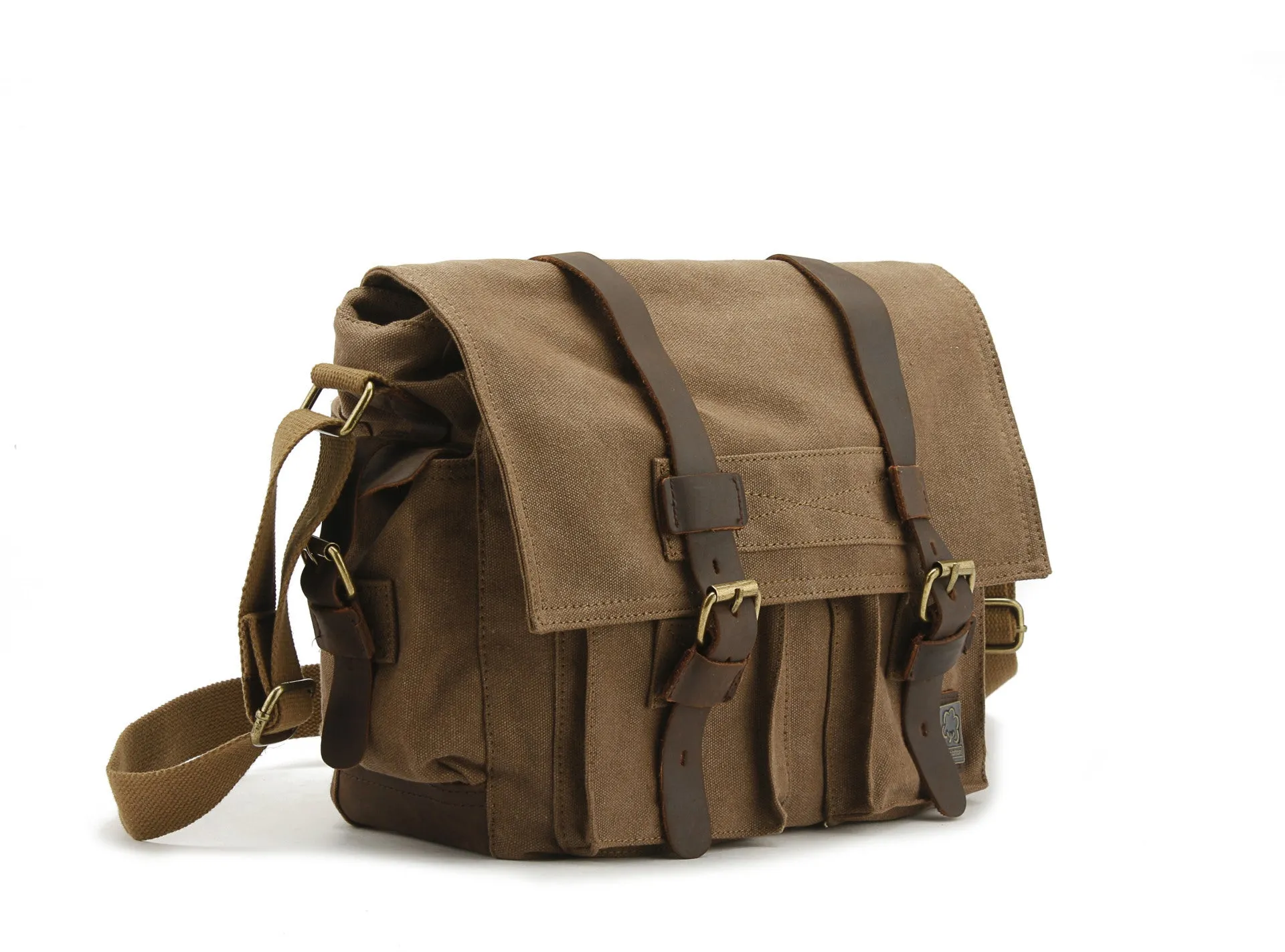 Simple Canvas Men's Bag Single Shoulder Crossbody Outdoor Casual Messenger Bag