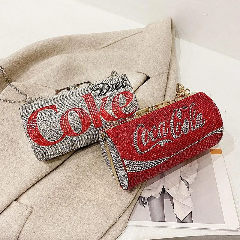 Soda Pop Out Rhinestone Mini Handbag