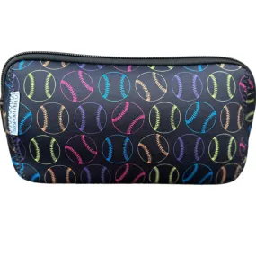 Softball Cosmetic Bag