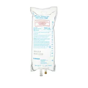 Sterile Water for Injection IV Solution Bag 1000ml - B Braun   (Rx)