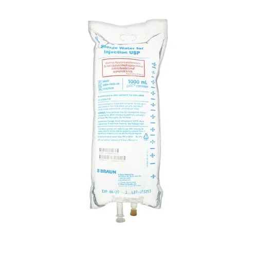 Sterile Water for Injection IV Solution Bag 1000ml - B Braun   (Rx)