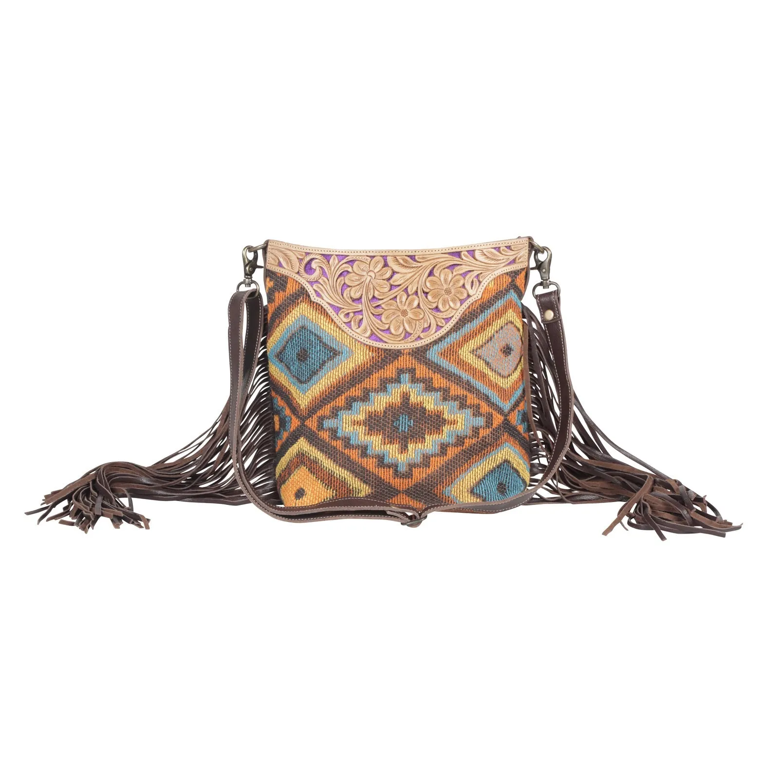 Synonym Hand-Tooled Bag