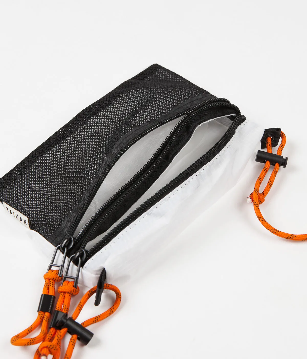 Taikan Everything Sacoche Bag - White / Black / Orange - Small