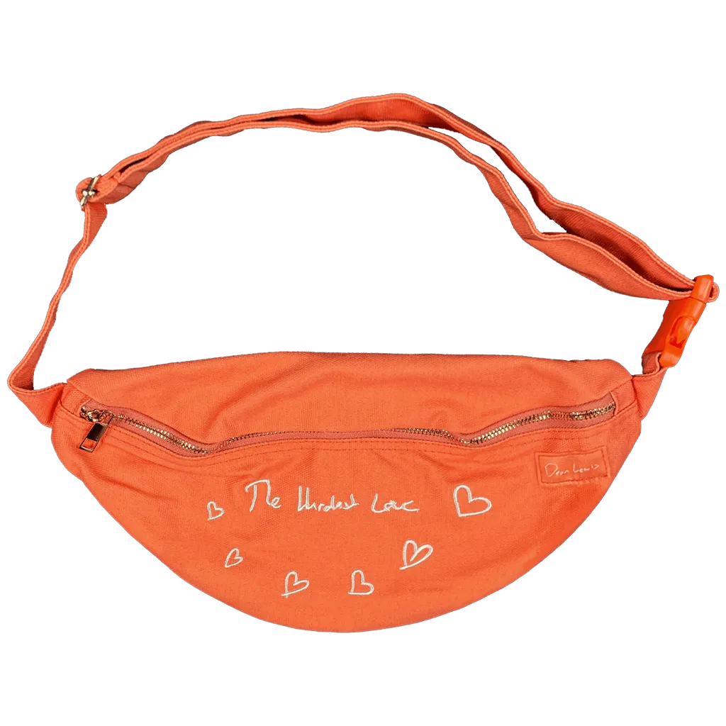 The Hardest Love Peach Fanny Pack