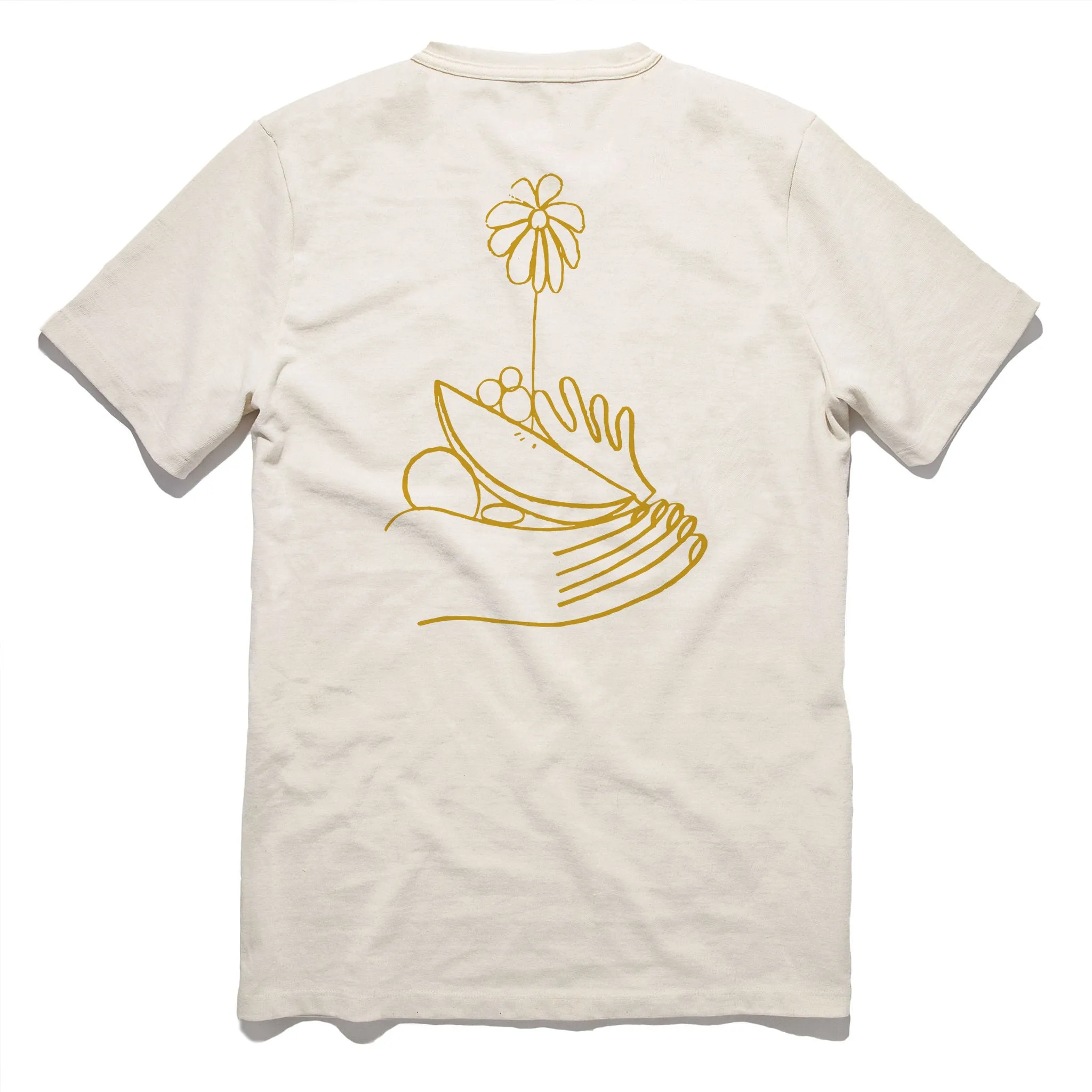 The Hope & Solidarity <br> Heavy Bag Tee in Natural