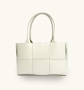 The Tori Stone Leather Tote