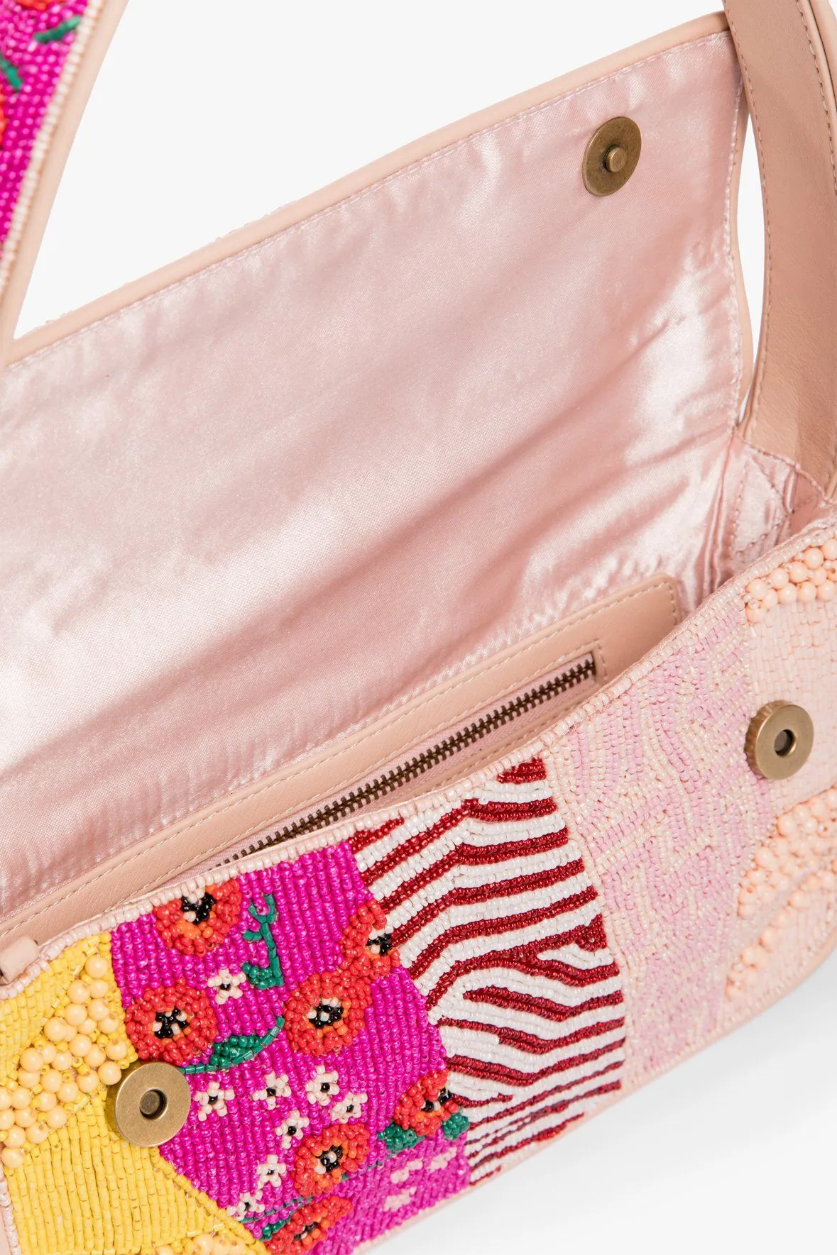 TOMMY BEADED BAG | PINK PATCHWORK