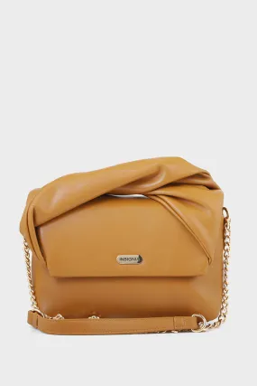 Top Handle Hand Bags B15182-Tan