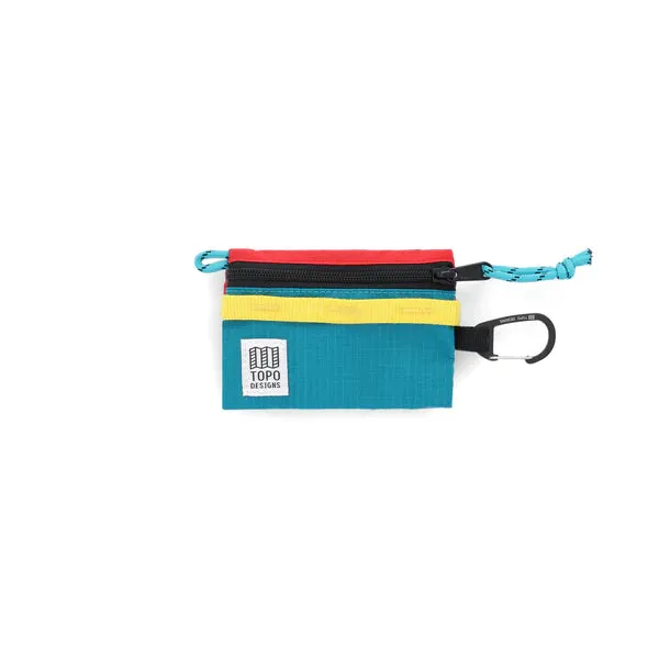 Topo Mountain Accessory Bag - Red / Turquoise