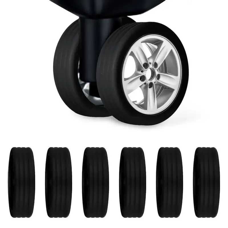 TOSCA SILICONE WHEEL COVER-8PC - Black