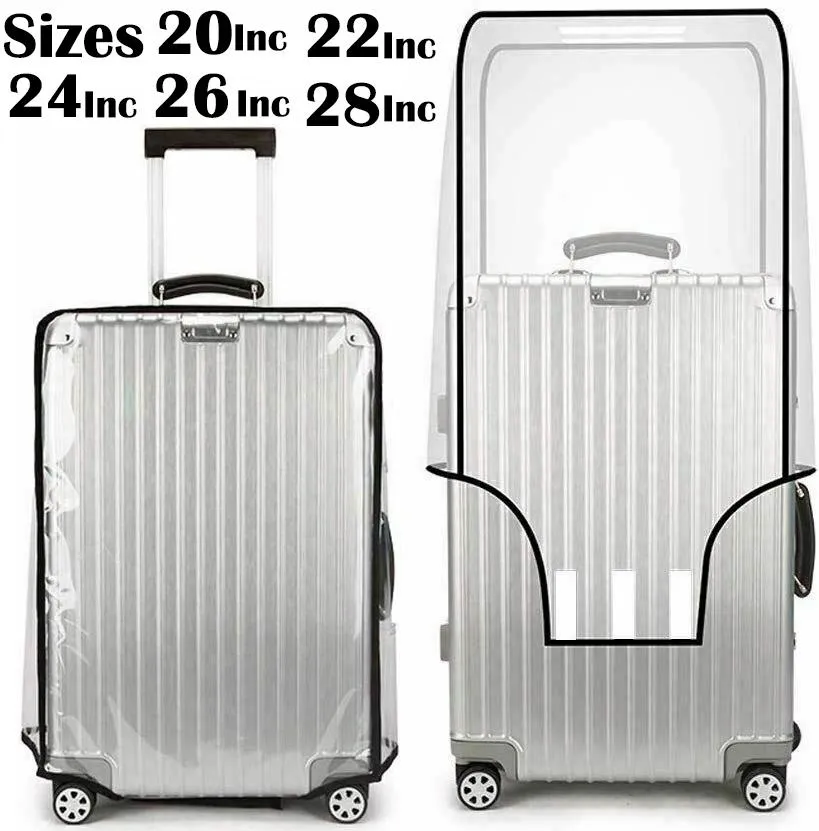 Transparent PVC Suitcase Cover