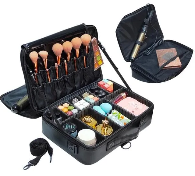 Travel Makeup Case Professional Cosmetic Organizer S4023142