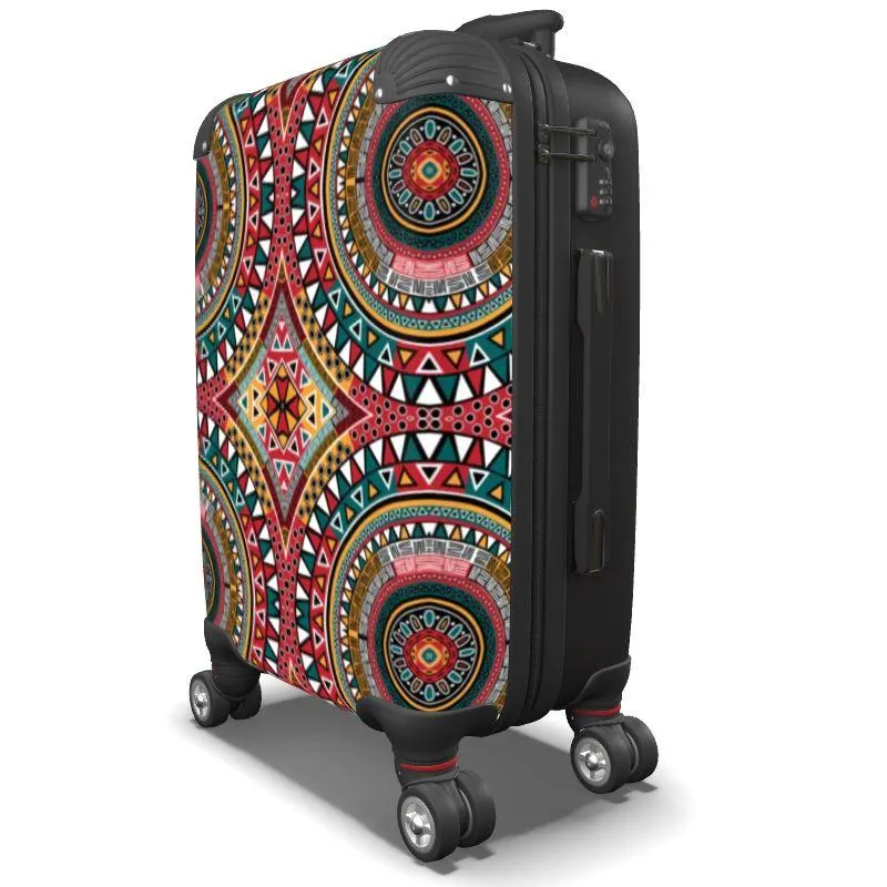 Tribal Kaleidoscope Design Suitcase