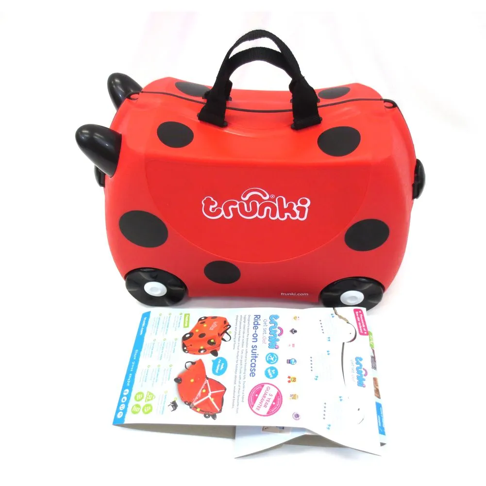 Trunki Ride On Suitcase - Harley Ladybird (87287) (Open Box)