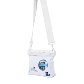 Tteoobl One-Shoulder Crossbody Drifting Diving Bag Waterproof Sundries Storage Bag, Size: Small (White)