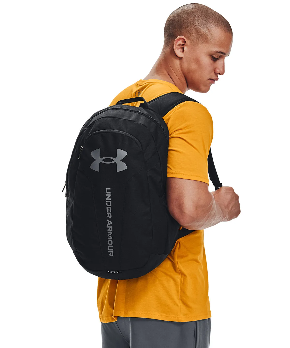 UA Hustle lite backpack | Black/Black/Pitch Grey