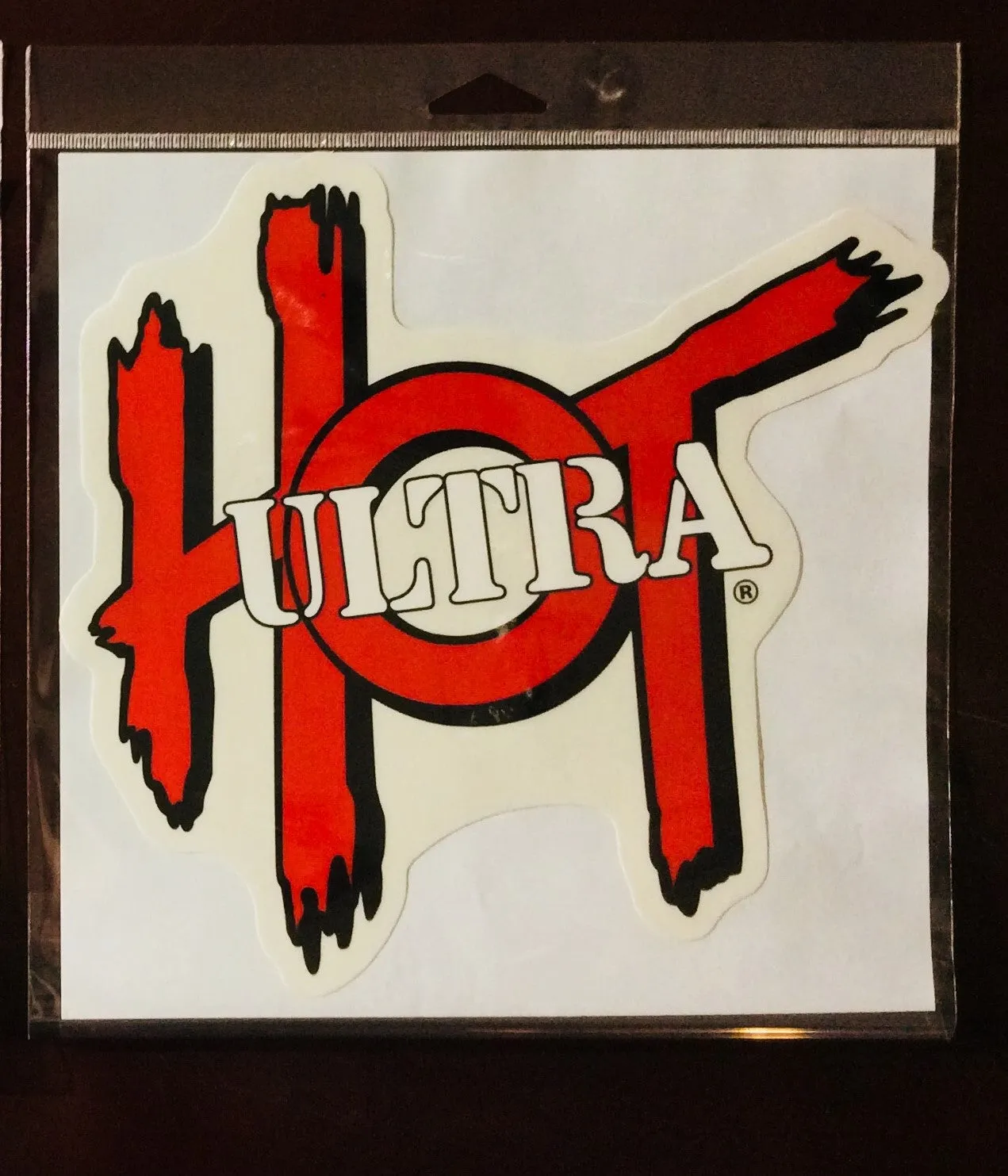 Ultra Hot Sticker Logo 10 inch