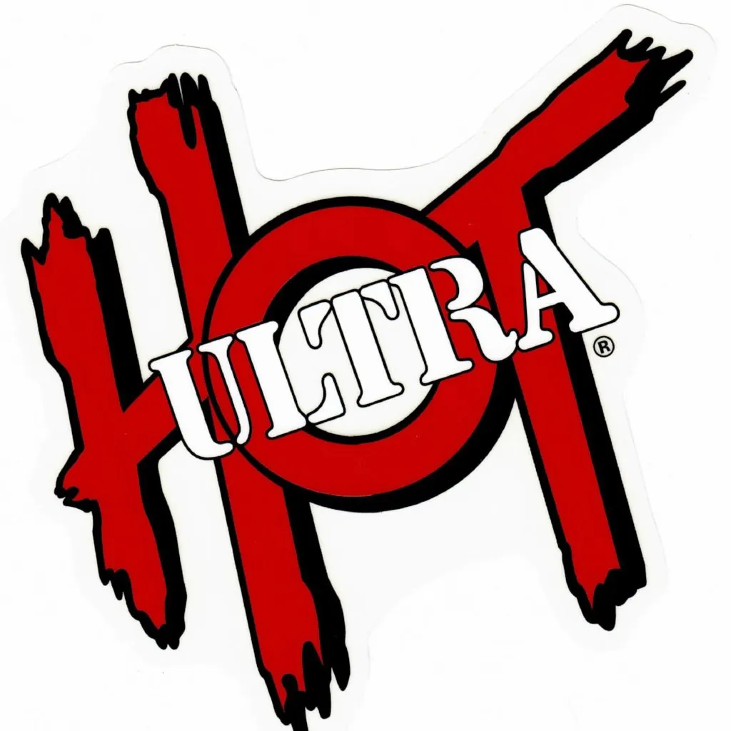 Ultra Hot Sticker Logo 10 inch