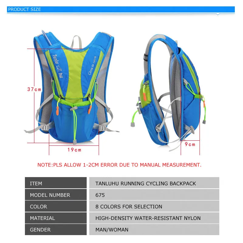 Ultralight Outdoor Marathon Running Cycling Hiking Hydration Backpack