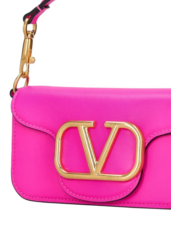 Valentino Garavani   Small Locò leather top handle bag 