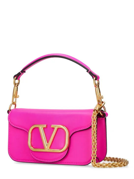 Valentino Garavani   Small Locò leather top handle bag 